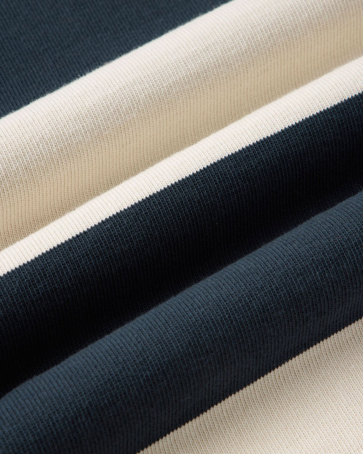 Taylor Stitch - The Rugby Shirt in Navy Stripe