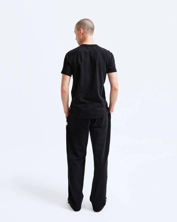 Reigning Champ Lightweight Jersey Henley - Black
