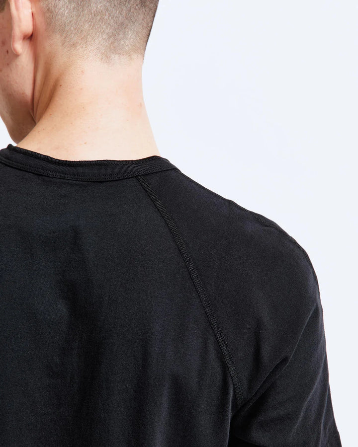 Reigning Champ Lightweight Jersey Henley - Black