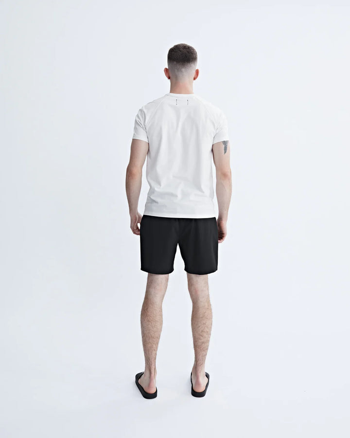Reigning Champ High Gauge Swim short 6" - Black