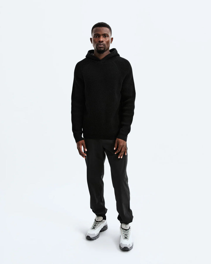 Reigning Champ Supima Knit Anthem Hoodie - Black