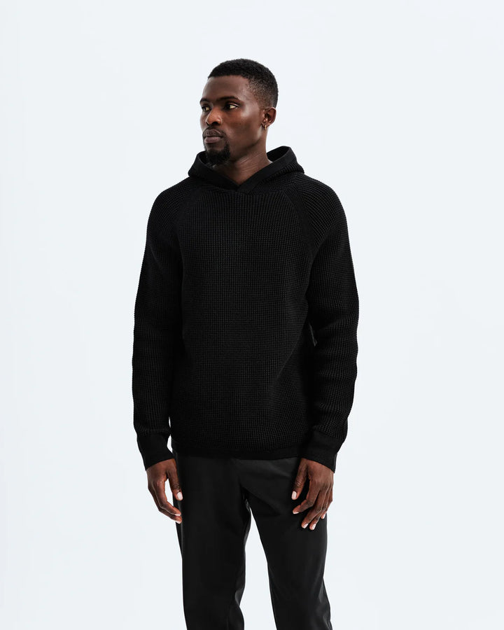 Reigning Champ Supima Knit Anthem Hoodie - Black