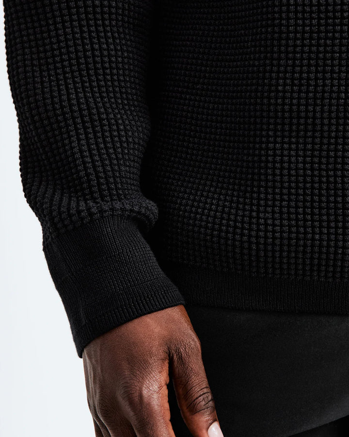 Reigning Champ Supima Knit Anthem Hoodie - Black