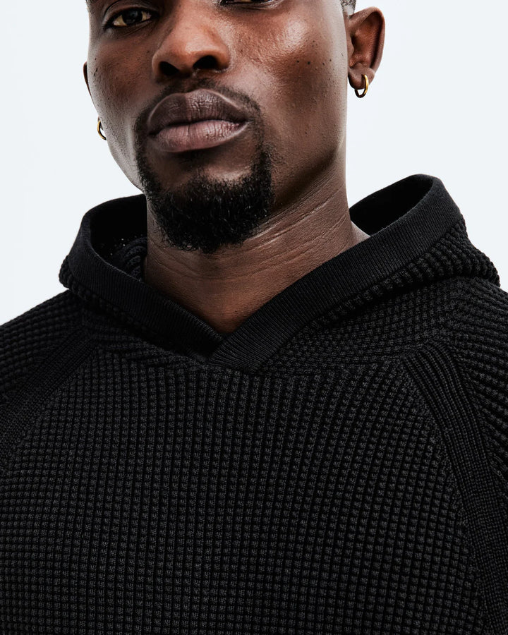 Reigning Champ Supima Knit Anthem Hoodie - Black