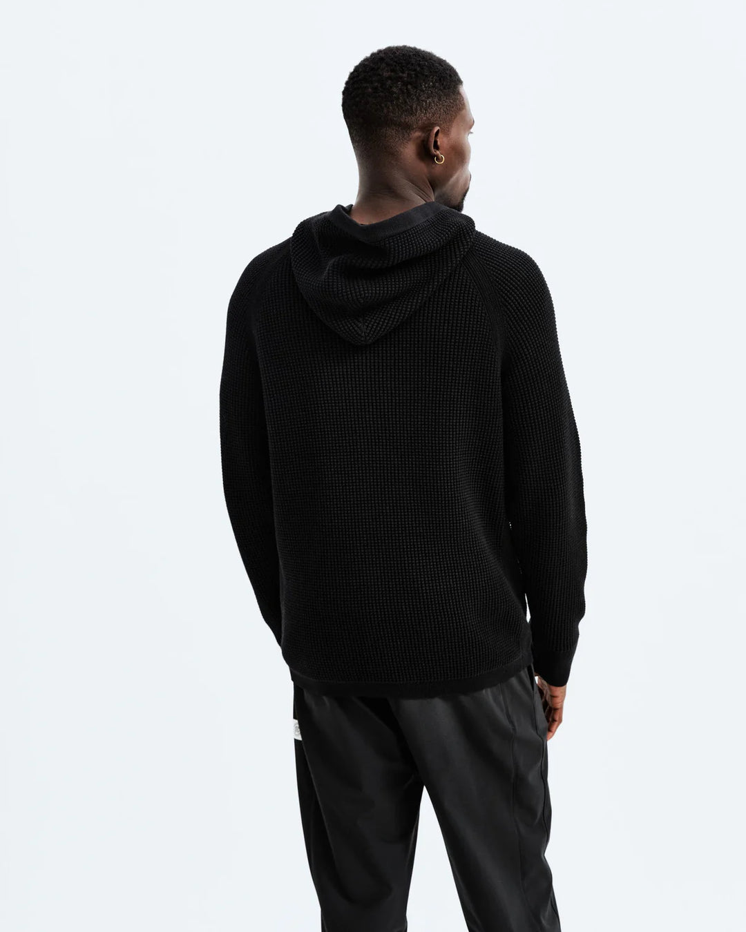 Reigning Champ Supima Knit Anthem Hoodie - Black