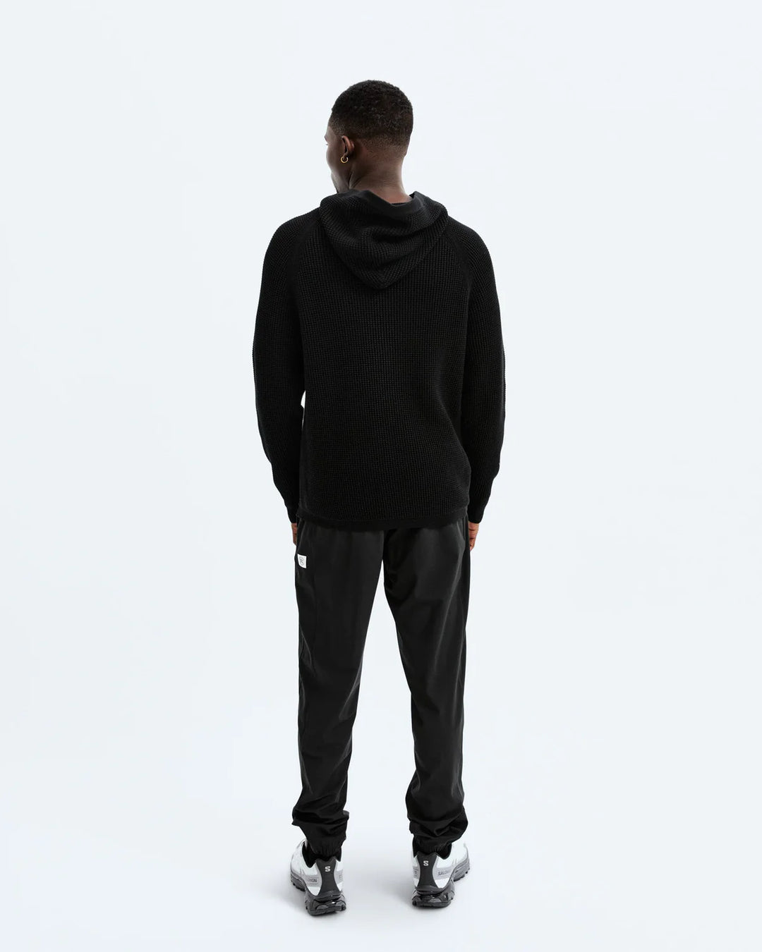 Reigning Champ Supima Knit Anthem Hoodie - Black