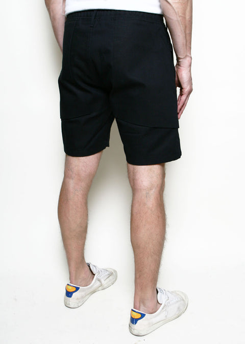 Rogue Territory Fatigue Shorts - Black Canvas