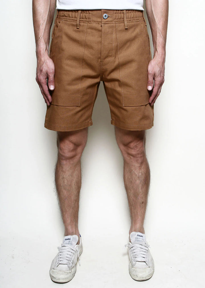 Rogue Territory Fatigue Shorts - Camel Canvas