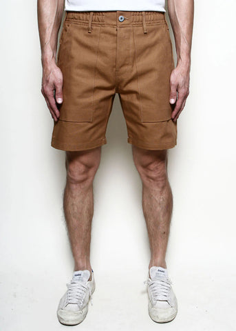 Rogue Territory Fatigue Shorts - Camel Canvas