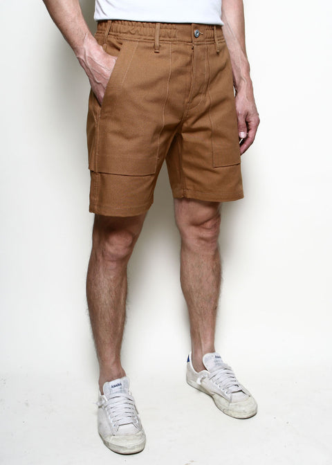 Rogue Territory Fatigue Shorts - Camel Canvas