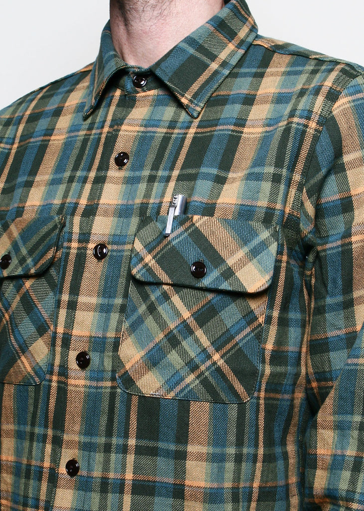 Rogue Territory Field Shirt - Forest Slub Plaid