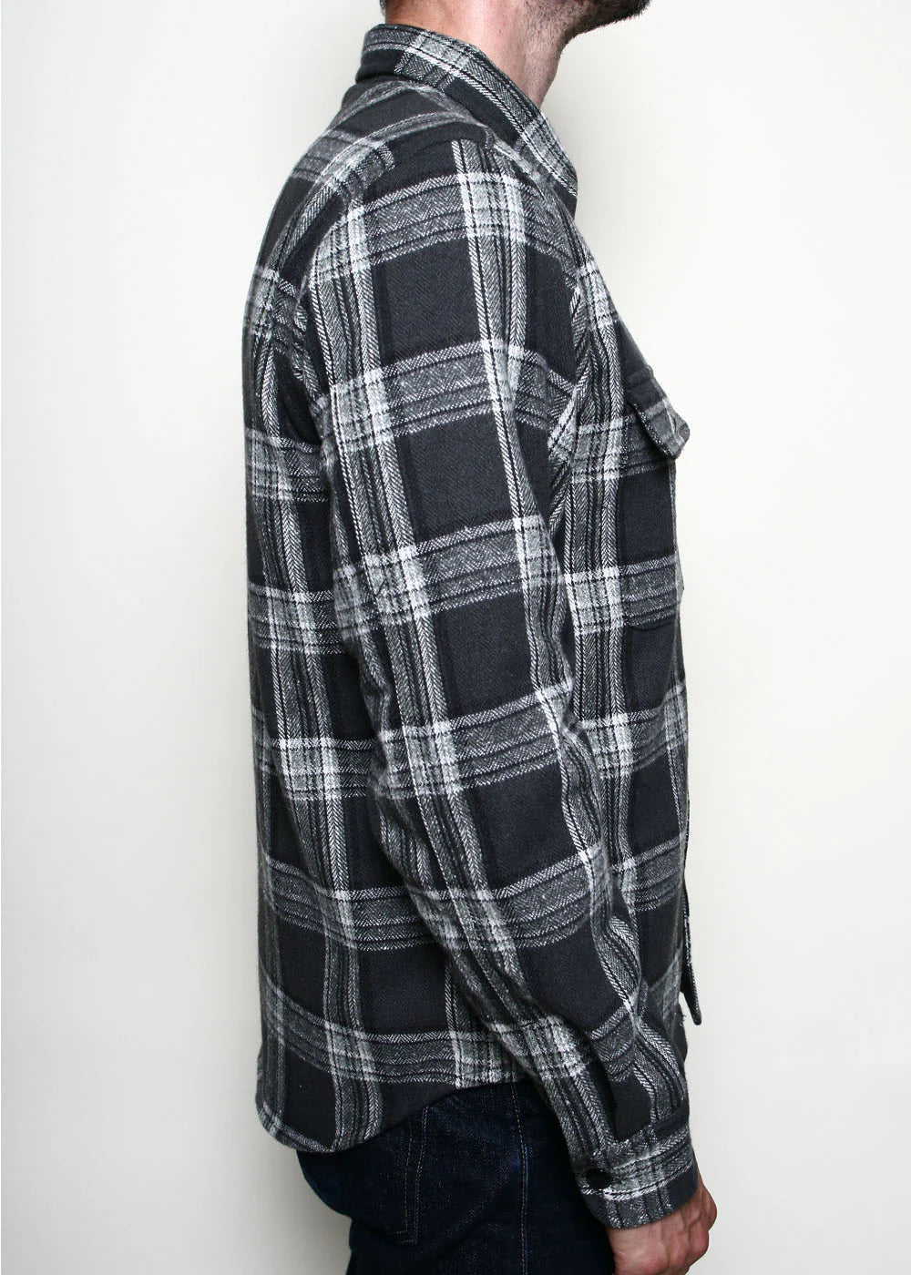 Rogue Territory Field Shirt - Grey Plaid Flannel