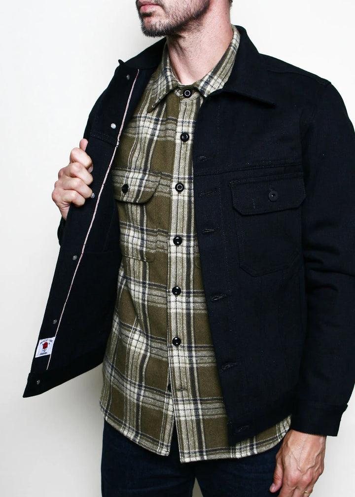 Rogue Territory Field Shirt - Olive Plaid Flannel