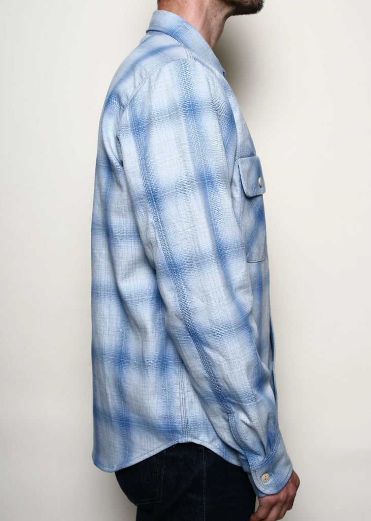 Rogue Territory Field Shirt - Sky Blue Shadow Plaid