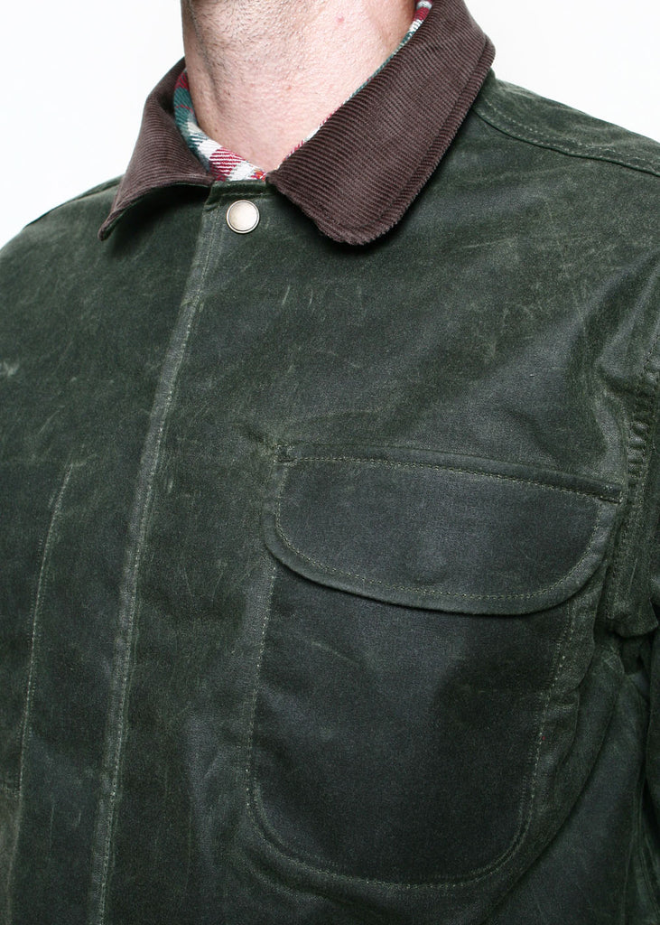 Rogue Territory Hunter Supply Jacket Waxed - Olive