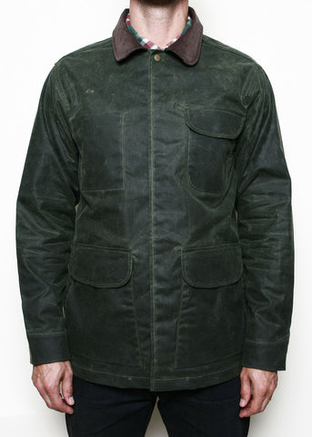 Rogue Territory Hunter Supply Jacket Waxed - Olive