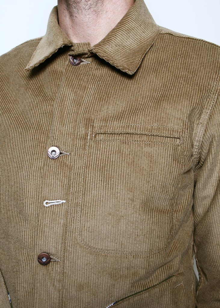 Rogue Territory Lined Corduroy Supply jacket - Tan
