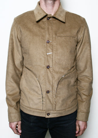 Rogue Territory Lined Corduroy Supply jacket - Tan