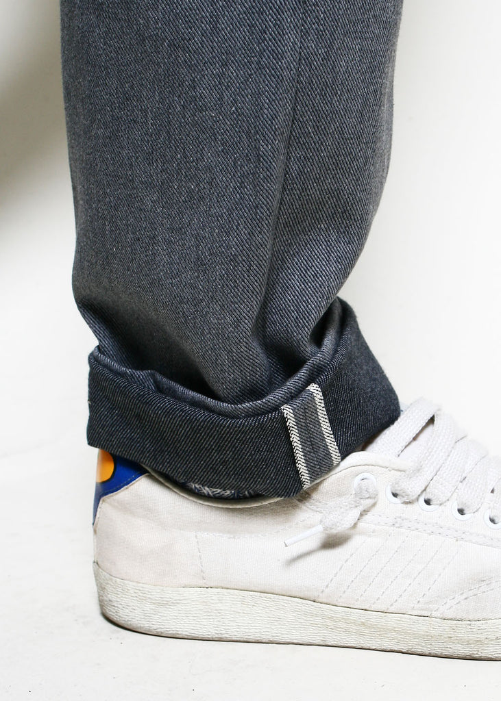 Rogue Territory High Officer Selvedge Trouser - Grey