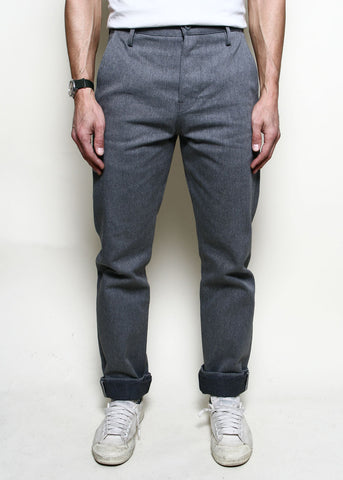 Rogue Territory High Officer Selvedge Trouser - Grey