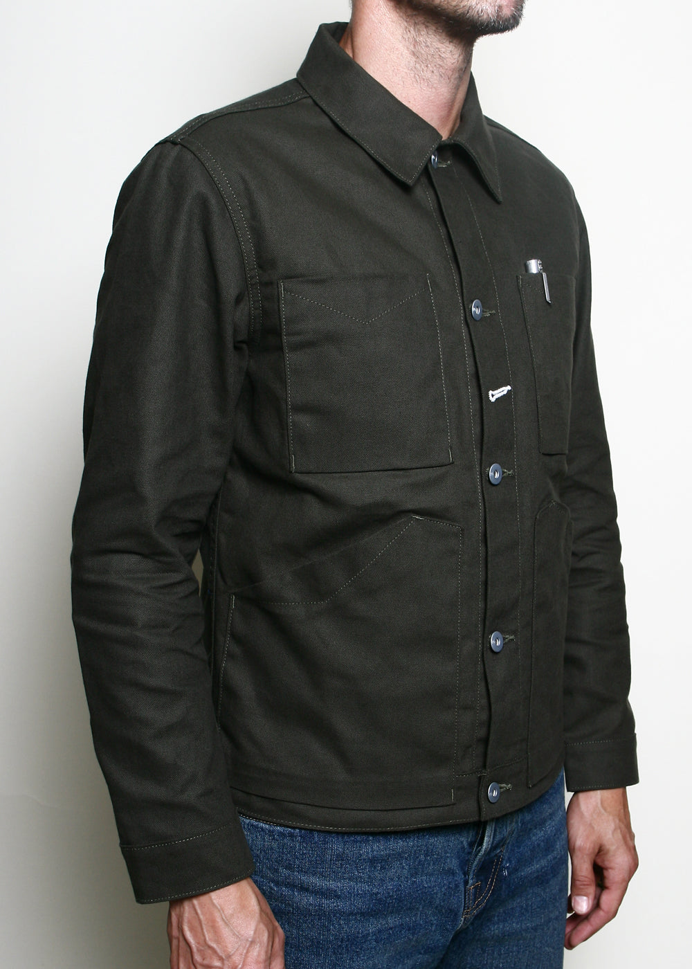 Rogue Territory Open Range Jacket - Dry Wax Canvas Pine