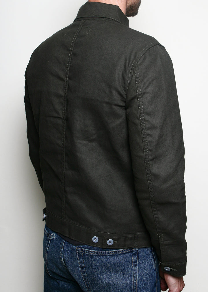 Rogue Territory Open Range Jacket - Dry Wax Canvas Pine