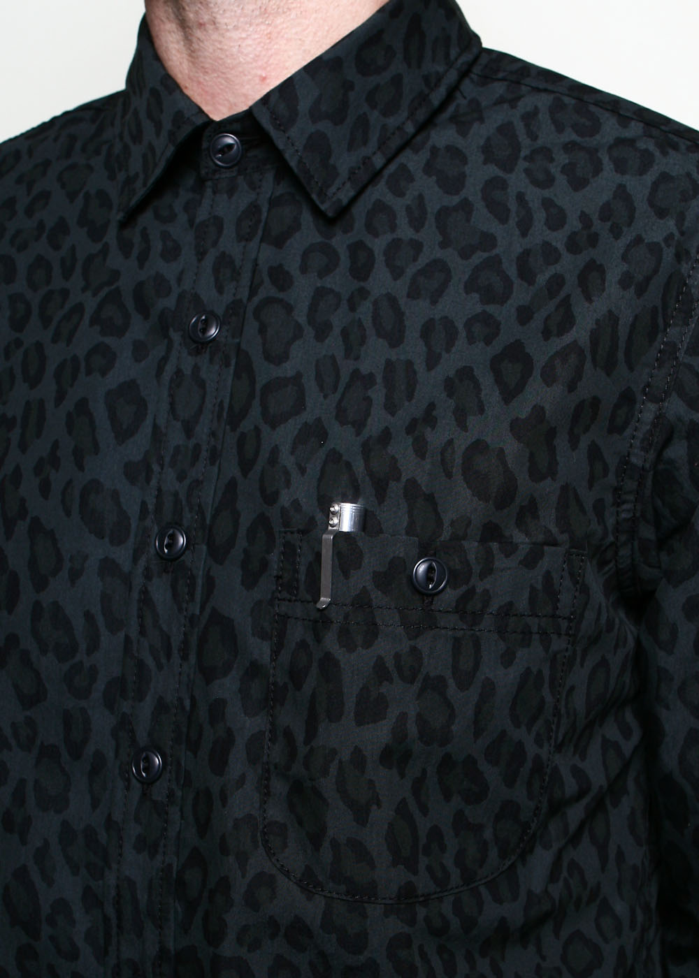 Rogue Territory Oxford Shirt - Dark Cheetah Camo