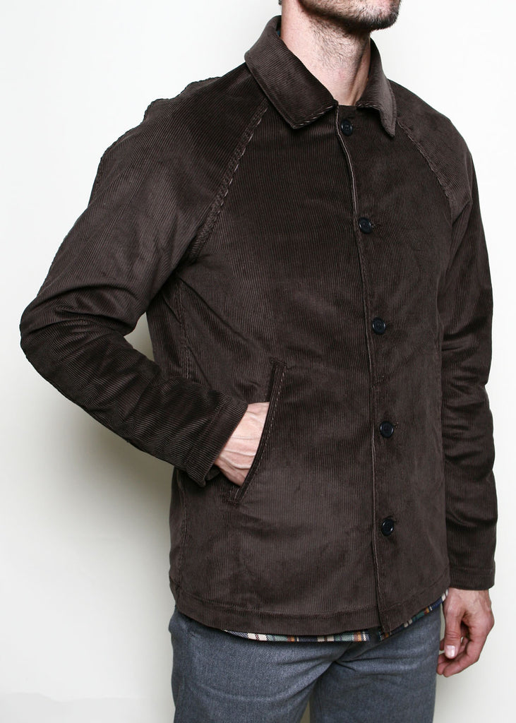 Rogue Territory Peacoat - Brown Corduroy