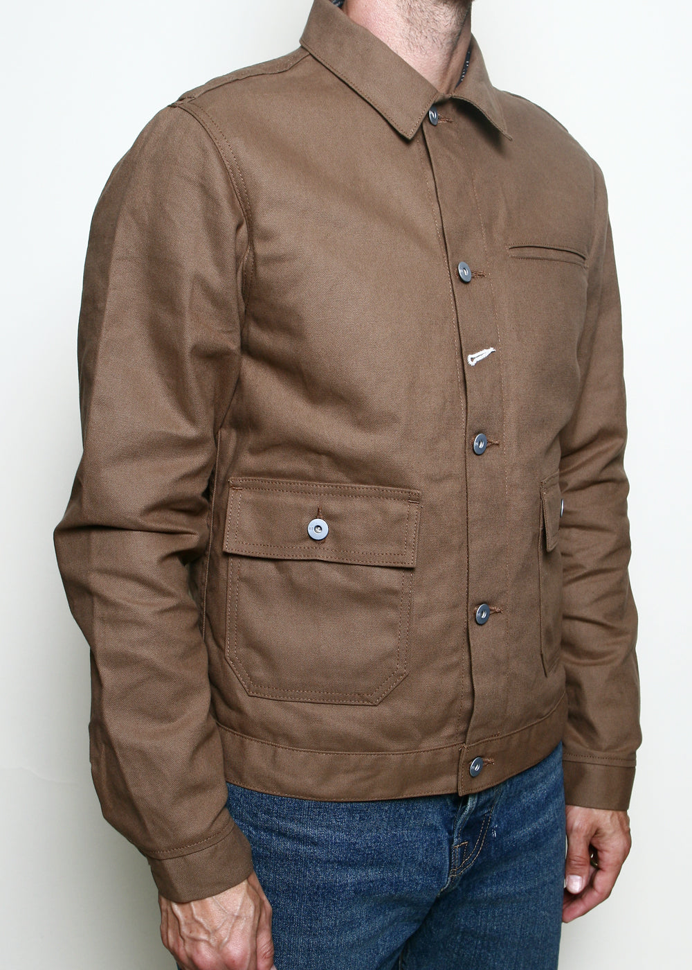Rogue Territory Ranger Jacket - Dry Wax Canvas Brown
