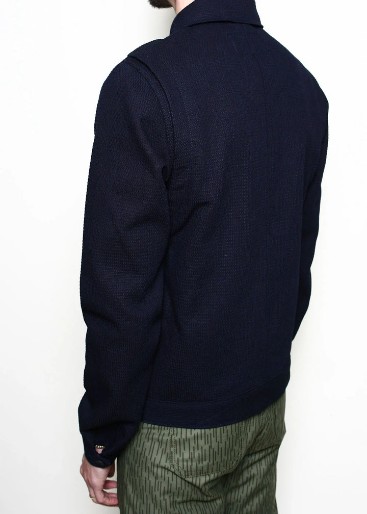 Rogue Territory - Ranger Jacket in Indigo Sashiko Waffle
