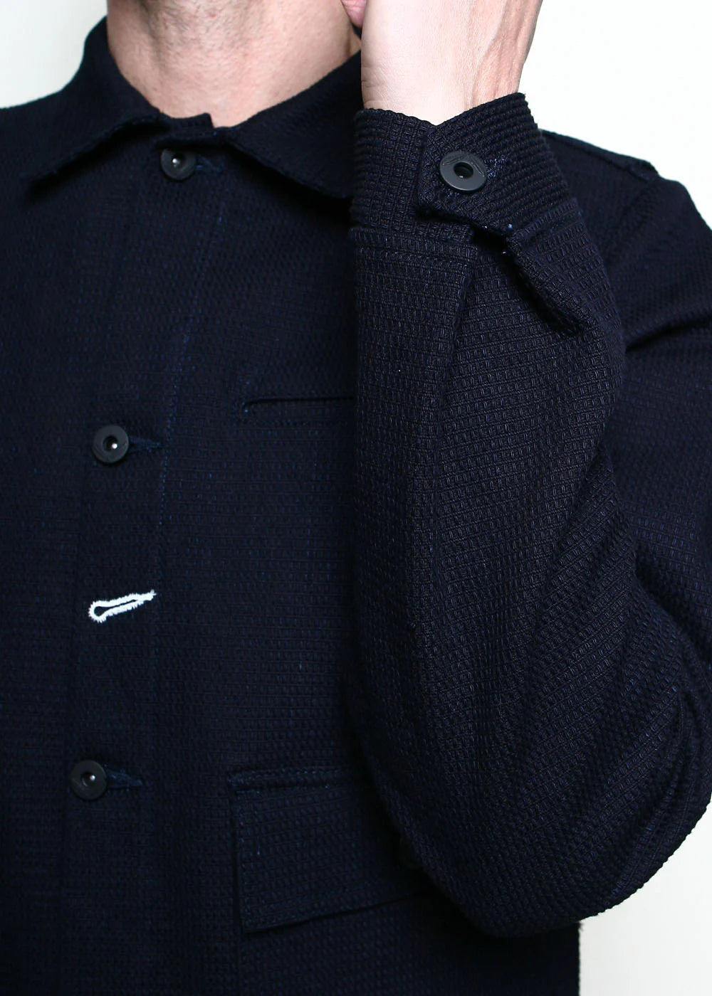 Rogue Territory - Ranger Jacket in Indigo Sashiko Waffle