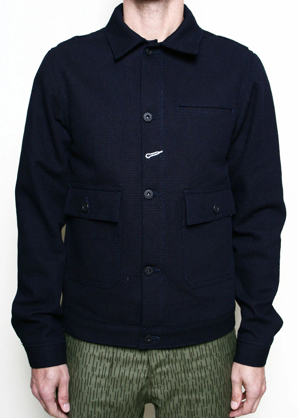 Rogue Territory - Ranger Jacket in Indigo Sashiko Waffle – Berkeley Supply