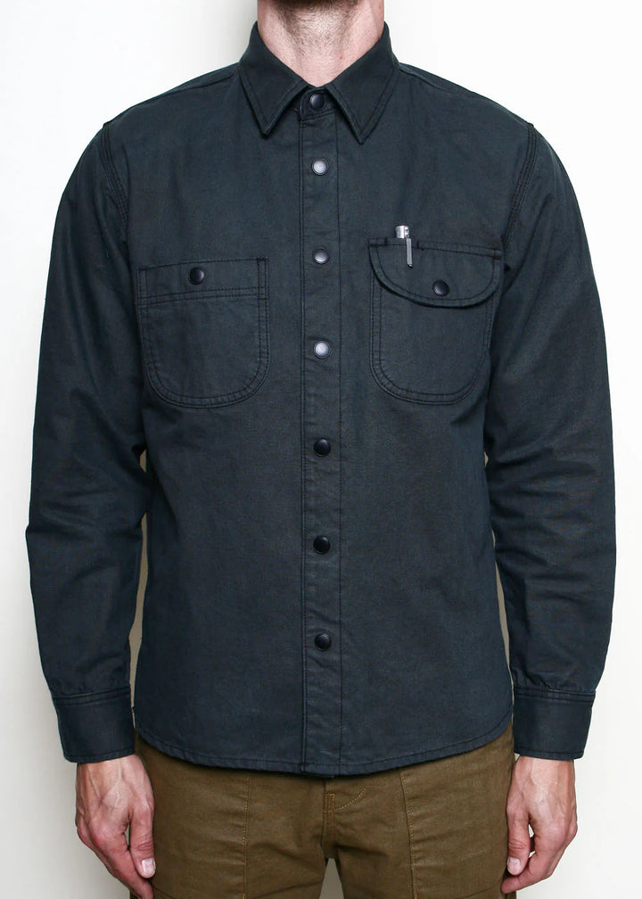Rogue Territory Dyed Canvas Work Shirt - Ash