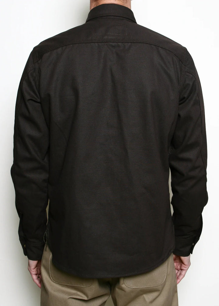 Rogue Territory Work Shirt - Brown Selvedge Canvas