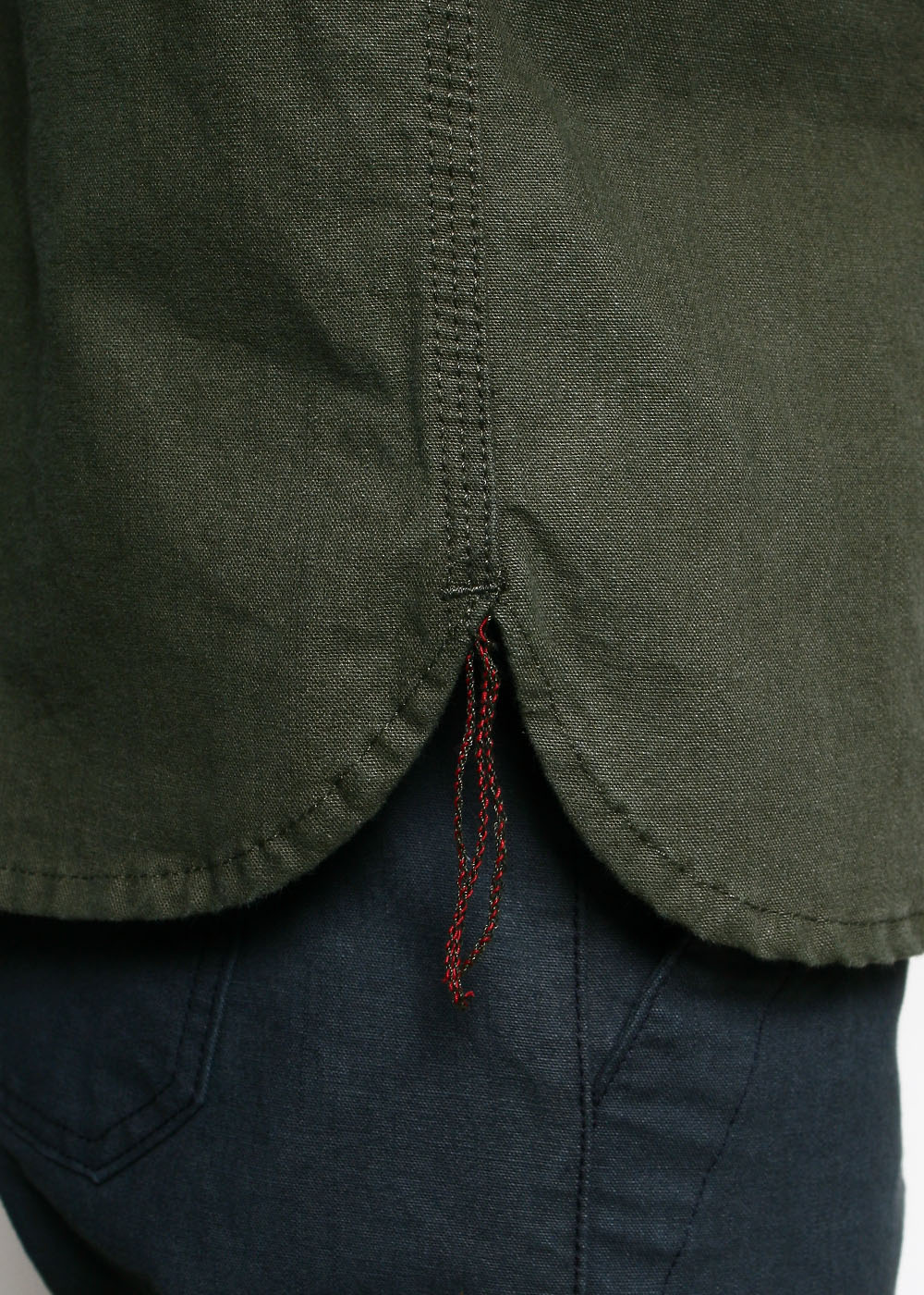 Rogue Territory Dyed Canvas Work Shirt - Olive