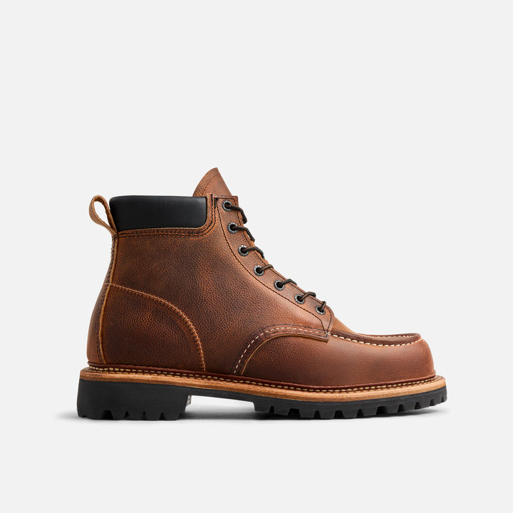 Red Wing Heritage 6-Inch Norway Moc - Copper Rough and Tough Scotch-Grain