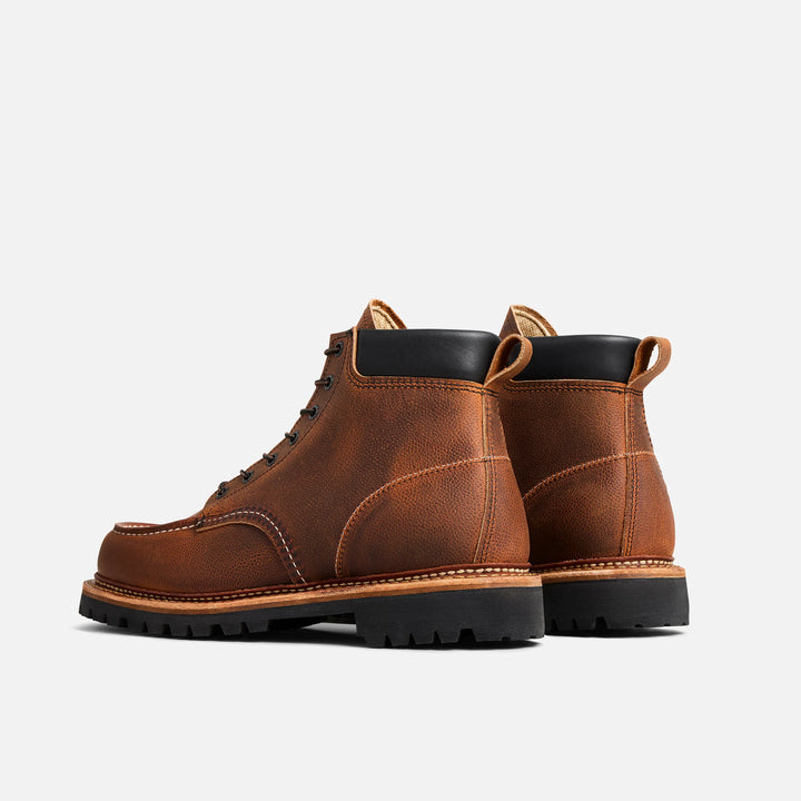 Red Wing Heritage 6-Inch Norway Moc - Copper Rough and Tough Scotch-Grain