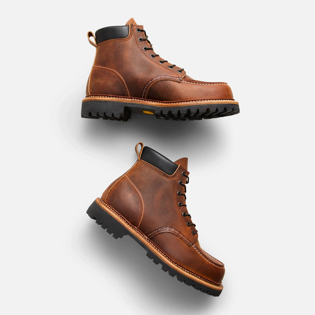 Red Wing Heritage 6-Inch Norway Moc - Copper Rough and Tough Scotch-Grain