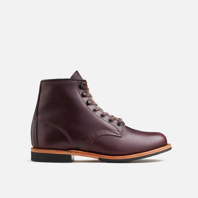 Red Wing Second Heritage - 9419 Beckman Men's 6-inch boot in Black Cherry Excalibur Leather