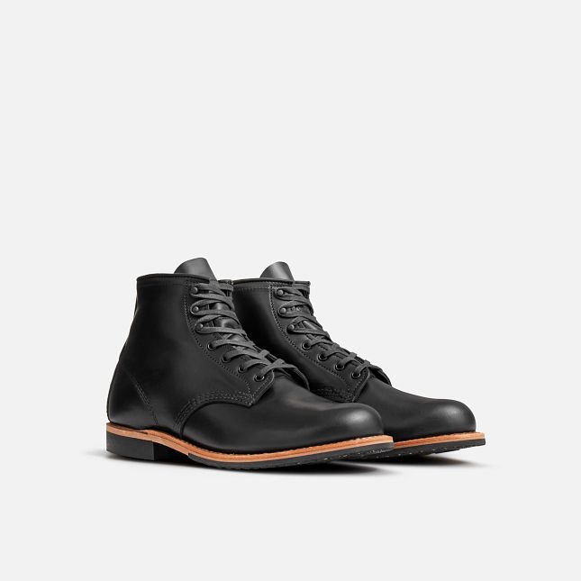 Red Wing Second 9423 Beckman Men's 6-inch Boot in Black Excalibur Leather