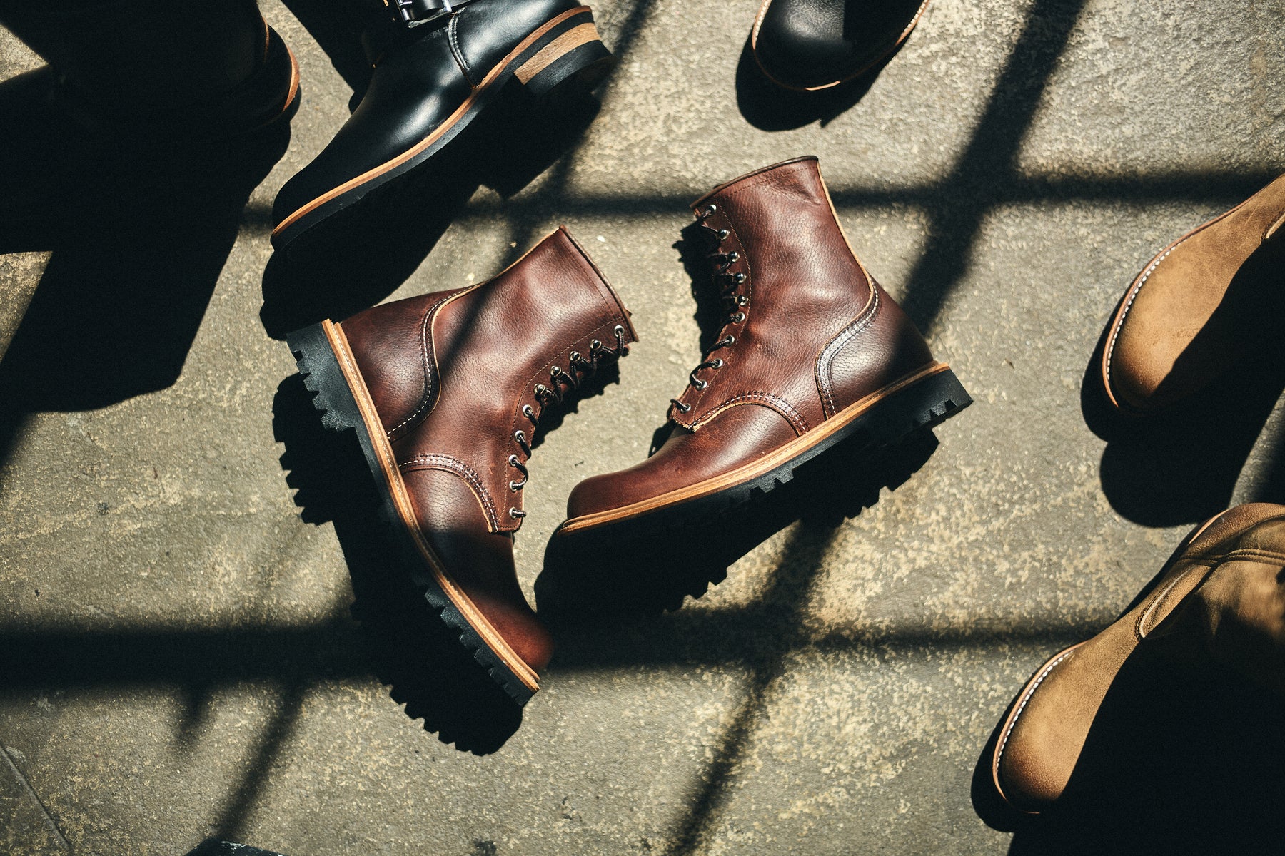 Red Wing Heritage 120th Anniversary Logger Boot in Briar Oil Slick Red Wing Heritage 120th Anniversary Logger Boot in Briar Oil Slick