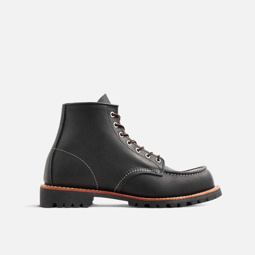 Red Wing Heritage Roughneck in Black Oil Slick Leather - Style Red Wing Heritage Roughneck in Black Oil Slick Leather - Style