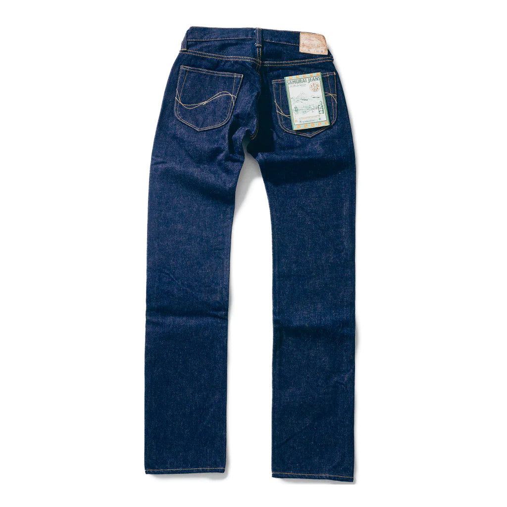 Samurai Yamato Slim Straight - S003JP 21oz jeans Indigo – Berkeley Samurai Yamato Slim Straight - S003JP 21oz jeans Indigo – Berkeley