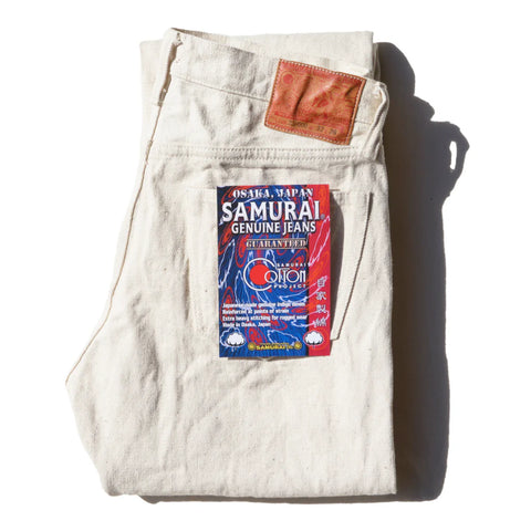 Samurai Japanese Cotton Natural Ecru Denim [S710SC-KI]