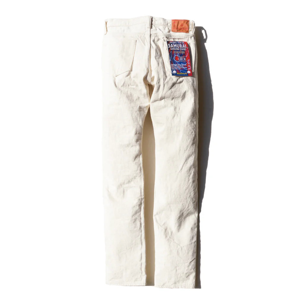 Samurai Japanese Cotton Natural Ecru Denim [S710SC-KI]