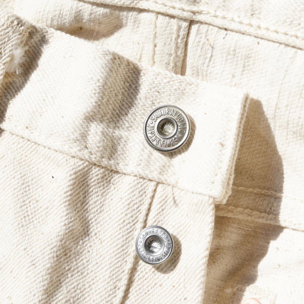 Samurai Japanese Cotton Natural Ecru Denim [S710SC-KI]