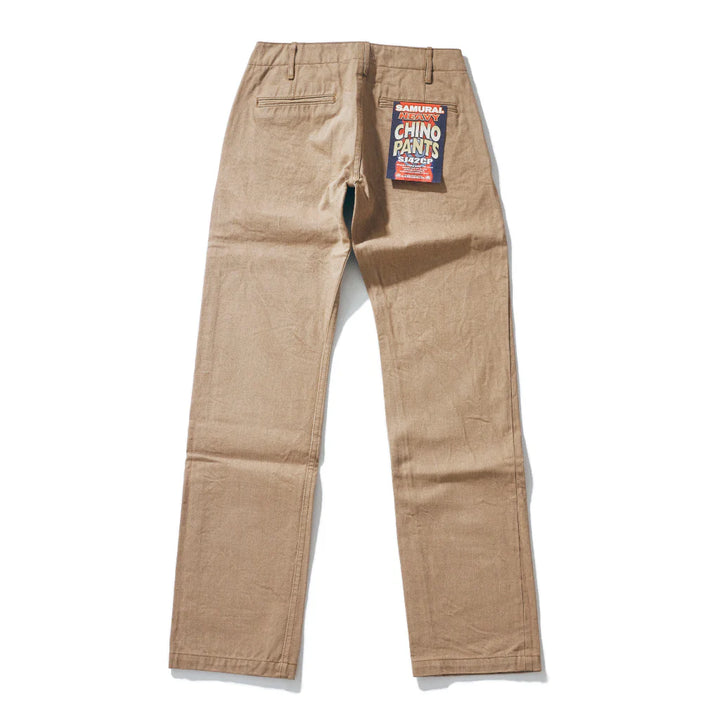Samurai 15oz Heavy Chino Trousers [SJ42CP] - Khaki