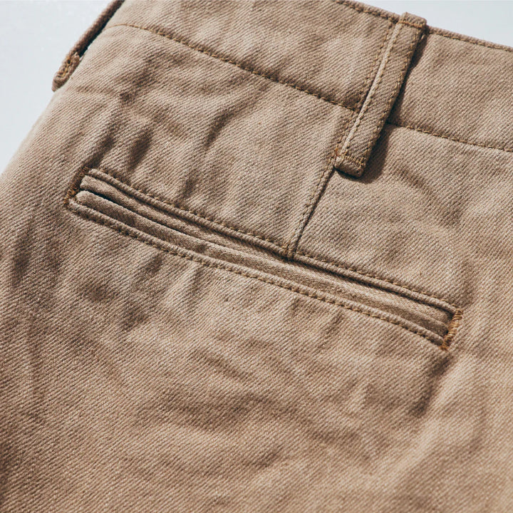 Samurai 15oz Heavy Chino Trousers [SJ42CP] - Khaki