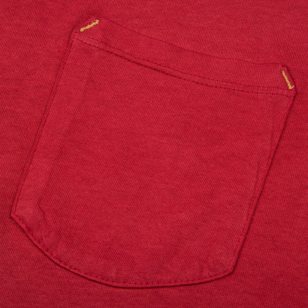 Freenote Cloth 9 Ounce Pocket T-Shirt - Red