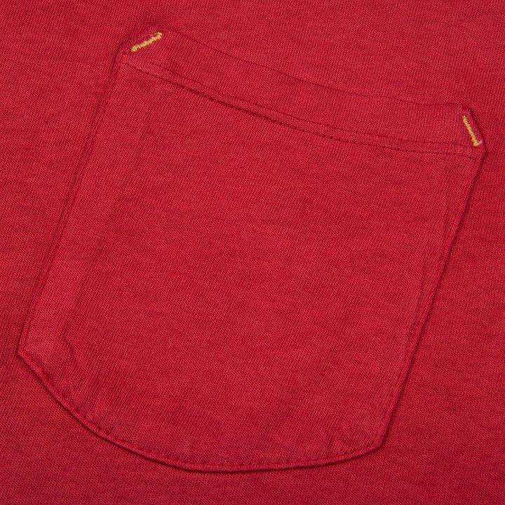 Freenote Cloth 9 Ounce Pocket T-Shirt - Red